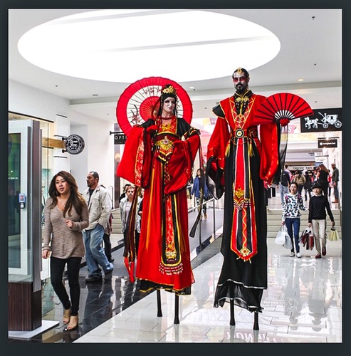 Eye~Catching Red at The Mall